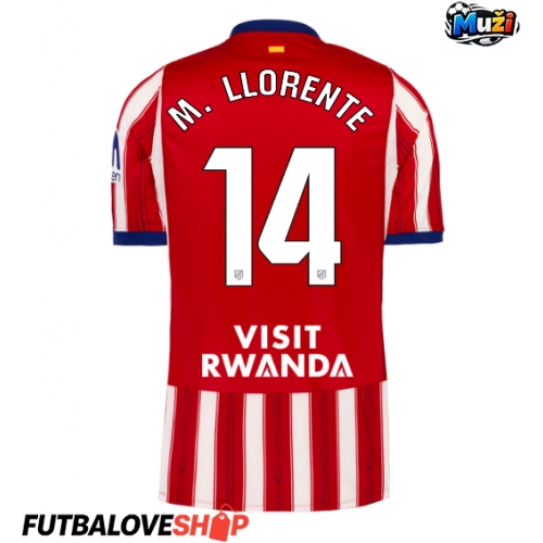 Dres Atletico Madrid Marcos Llorente #14 Domáci 2026-27 Krátky Rukáv